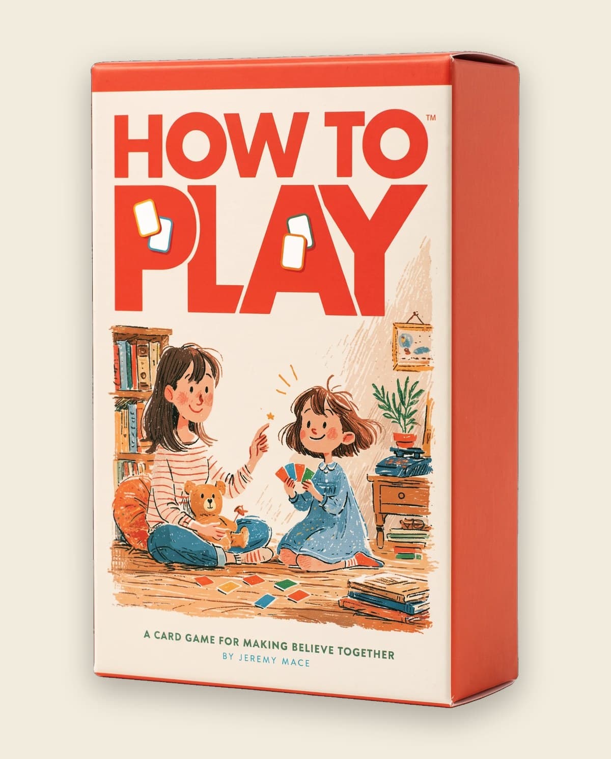 How to Play game box, front and red side